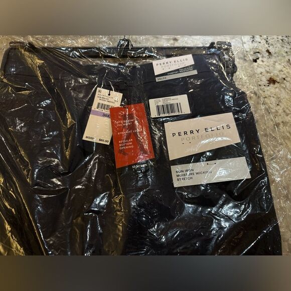 Perry Ellis Portfolio Modern-Fit Performance Stretch Dress Pants 38x32 NWT - Picture 3 of 3